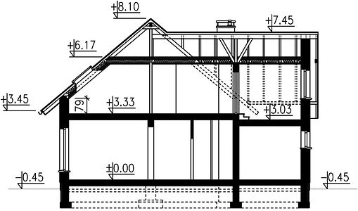 Фасад дома KED-5863-94 Фасад дома KED-5863-94