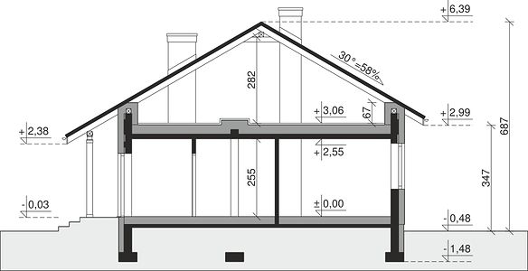 Фасад дома FEK-9966-63 Фасад дома FEK-9966-63