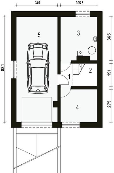План 1 этажа дома CGD-3589-31 План 1 этажа дома CGD-3589-31