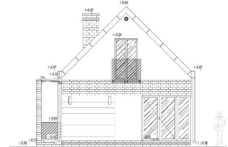 Фасад дома BDF-1187-89 Фасад дома BDF-1187-89